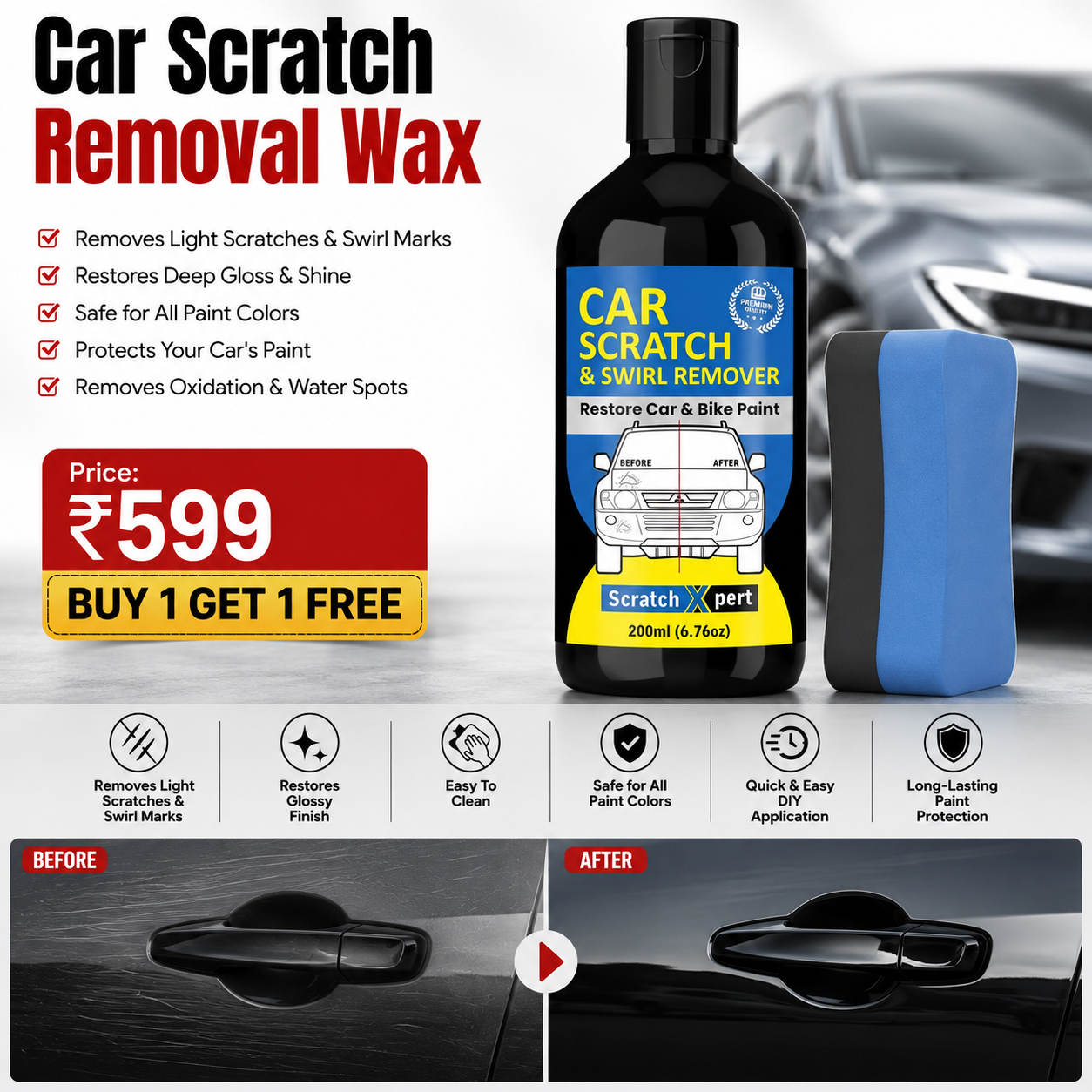 Cartisfy™ Car Scratch Removal Wax