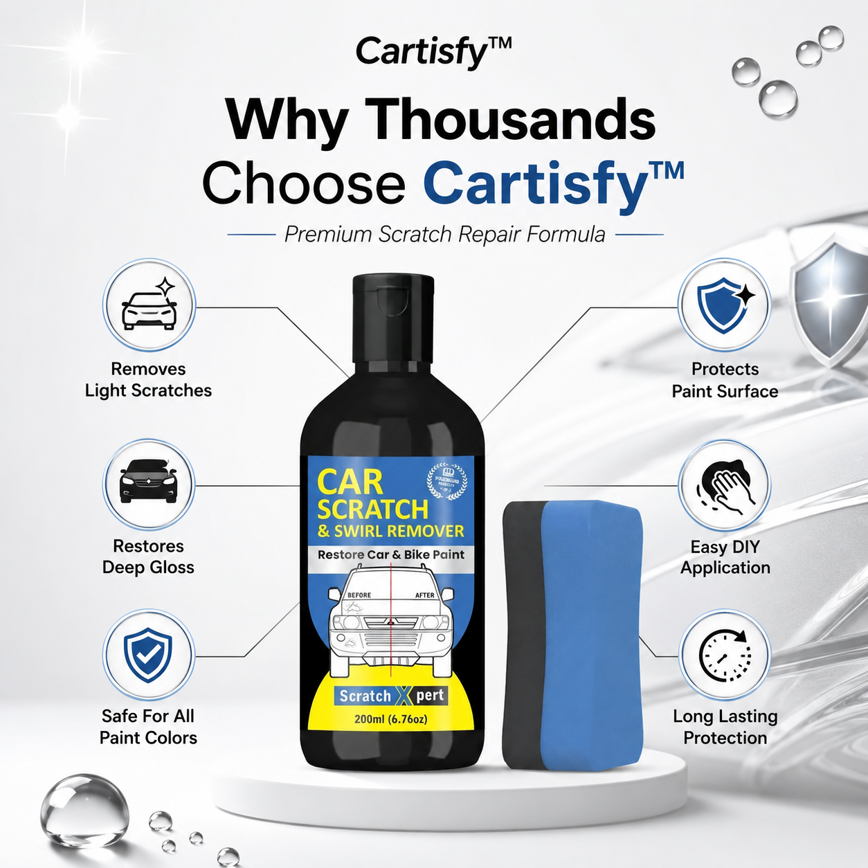 Cartisfy™ Car Scratch Removal Wax