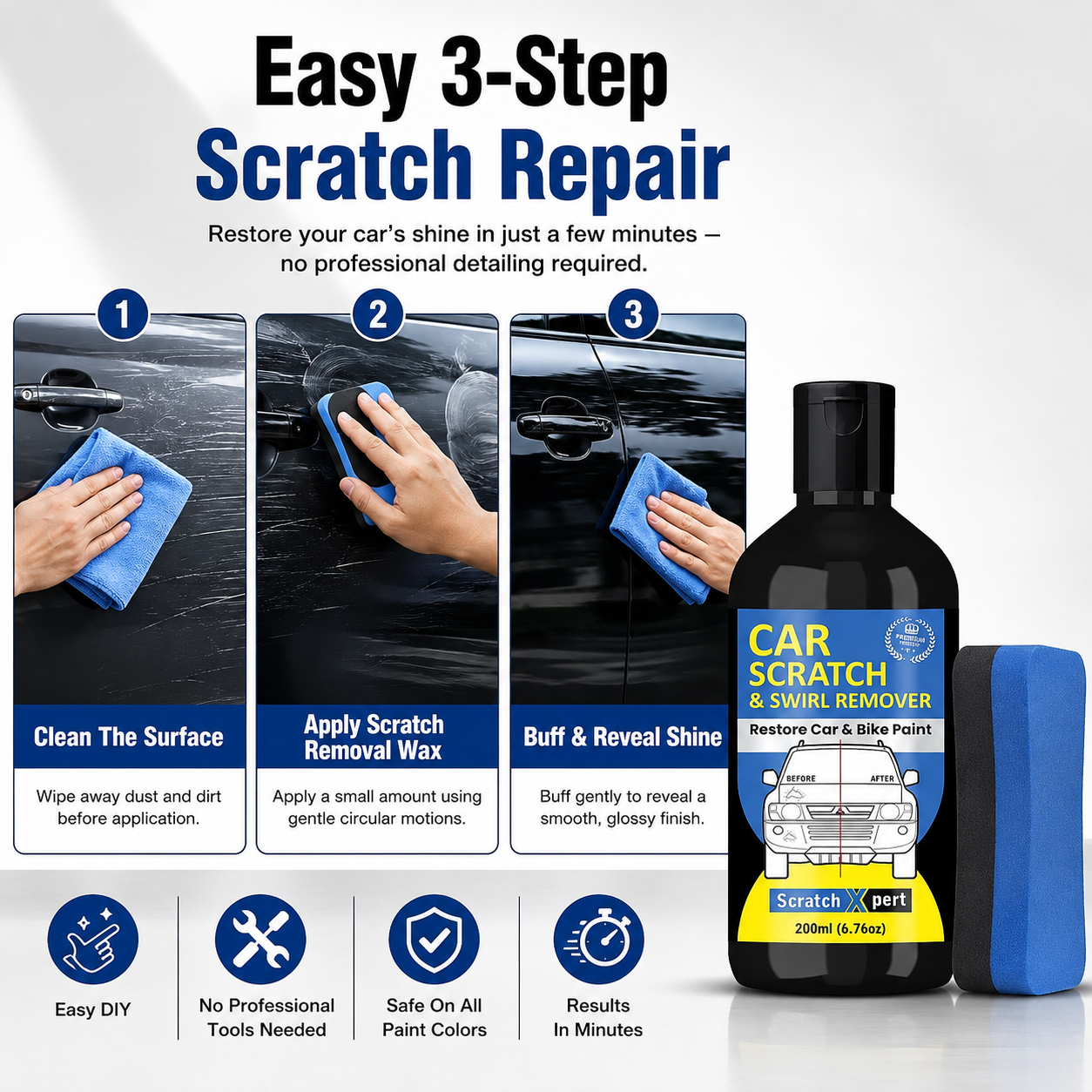 Cartisfy™ Car Scratch Removal Wax